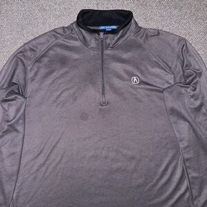 Honda Acura Gray Quarter-Zip Pullover XL